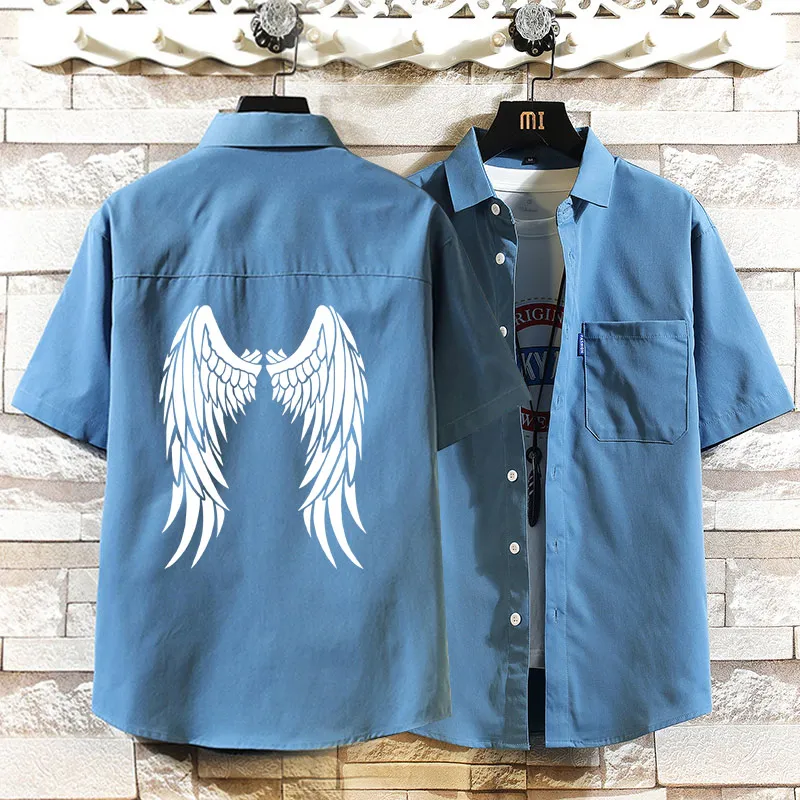 Мужская летняя модная рубашка из ледяного шелка больших размеров в гонконгском стиле, повседневная, свободного кроя, для студентов
Мужская летняя модная рубашка из ледяного шелка больших размеров в гонконгском стиле, повседневная, свободного кроя, для студентов