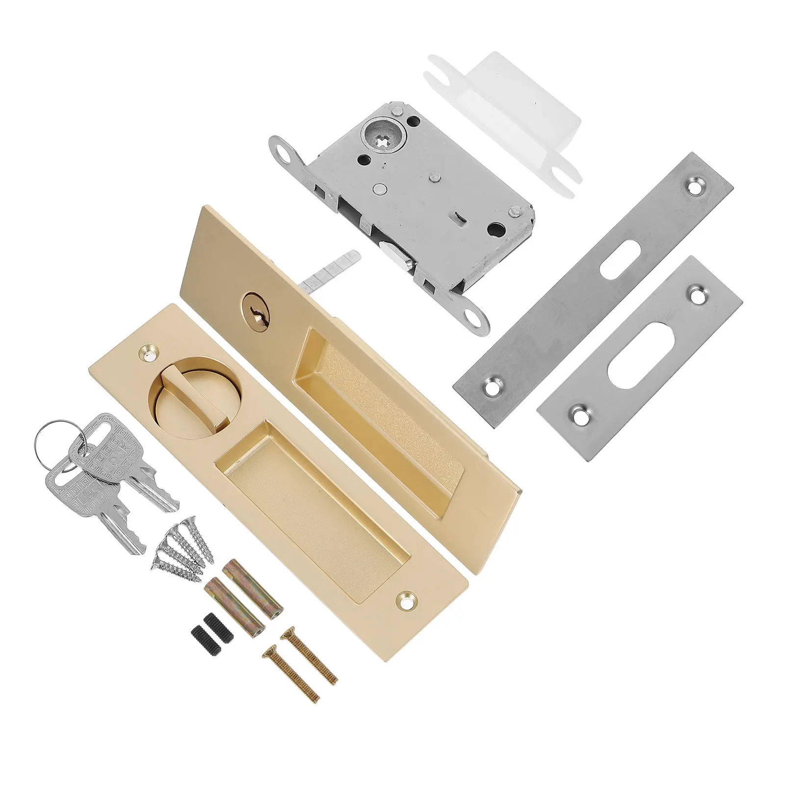 1Set Zinc Alloy Sliding Door Lock Double Sided Vintage Style Security Hook Latch Recessed Flush Pull Handle for Bedroom Bathroom
1Set Zinc Alloy Sliding Door Lock Double Sided Vintage Style Security Hook Latch Recessed Flush Pull Handle for Bedroom Bathroom