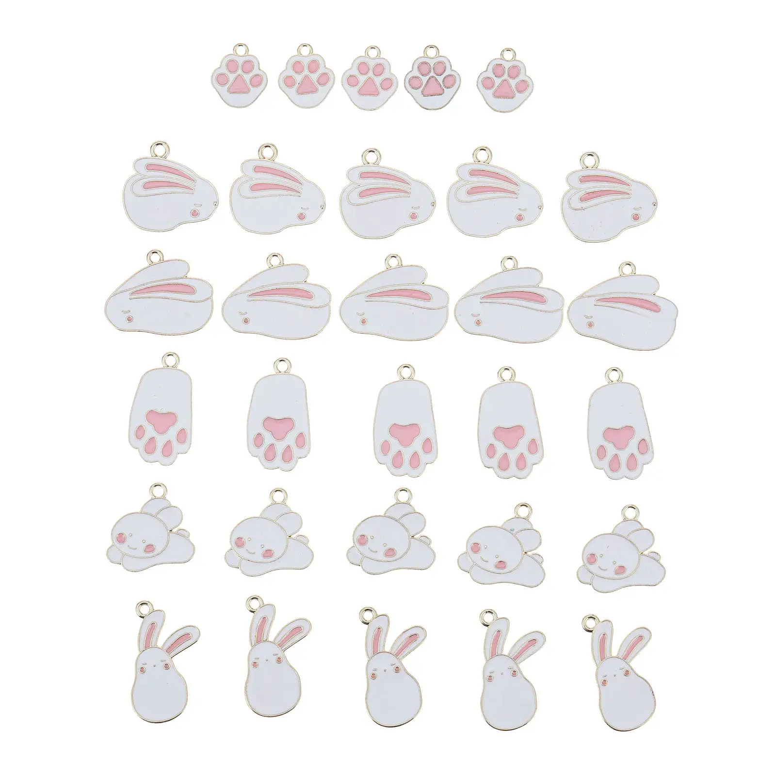 30Pcs Alloy Enamel Rabbit Charms Pendants DIY Jewelry Making Accessories Perfect for Bracelets Necklaces Anklets Cellphone Decor
30Pcs Alloy Enamel Rabbit Charms Pendants DIY Jewelry Making Accessories Perfect for Bracelets Necklaces Anklets Cellphone Decor