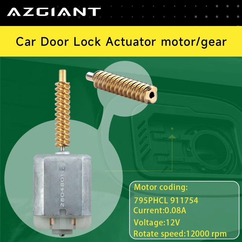 795PHCL 911754 Car Fuel Filler Cap Actuator Motor Copper Worm Gear For Hyundai Palisade/Kia Telluride/Sorento Brand New Car Part
795PHCL 911754 Car Fuel Filler Cap Actuator Motor Copper Worm Gear For Hyundai Palisade/Kia Telluride/Sorento Brand New Car Part