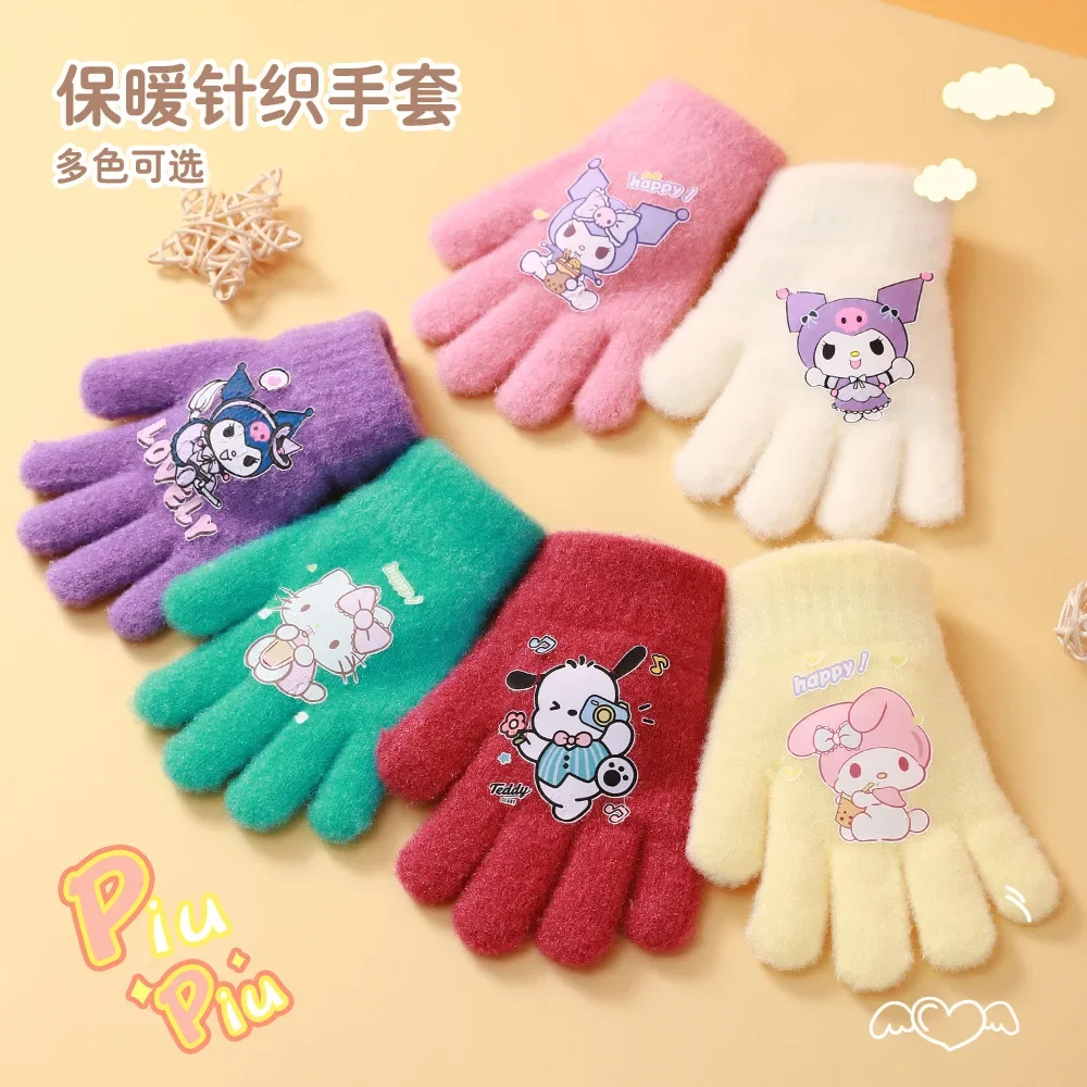 New Sanrio My Melody Gloves Kawaii Kuromi Cold-Proof Winter Finger Gloves Five-Finger Cute Doll Children Gloves Christmas Gifts
New Sanrio My Melody Gloves Kawaii Kuromi Cold-Proof Winter Finger Gloves Five-Finger Cute Doll Children Gloves Christmas Gifts