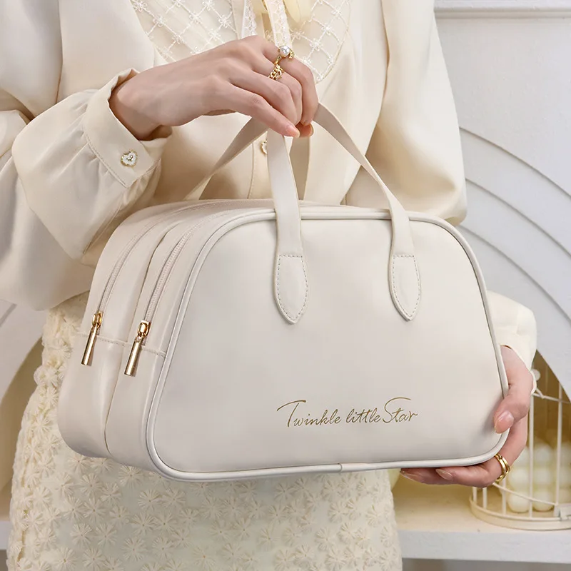 PU Girl Makeup Bag New Double Layer Portable Storage Bag Fashion Skin Care Products Storage Wash Bag Bag Portable Bags for Woman
PU Girl Makeup Bag New Double Layer Portable Storage Bag Fashion Skin Care Products Storage Wash Bag Bag Portable Bags for Woman