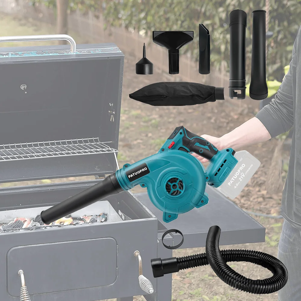 Бесщеточный электрический воздуходувка 2-в-1, беспроводной многофункциональный пылеудаляющий инструмент для очистки сада для батареи Makita 18 В (без батареи)
Бесщеточный электрический воздуходувка 2-в-1, беспроводной многофункциональный пылеудаляющий инструмент для очистки сада для батареи Makita 18 В (без батареи)