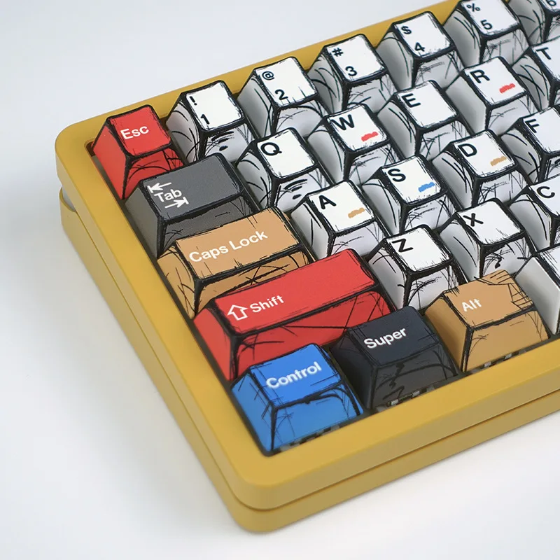 Baideng keycaps Original height 136 keys Full set of classic minimalist style mechanical keyboard keycap keys Meow
Baideng keycaps Original height 136 keys Full set of classic minimalist style mechanical keyboard keycap keys Meow