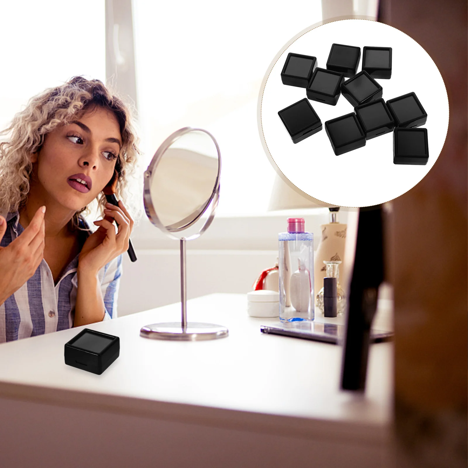 10pcs Gemstone Storage Box Clear Top Plastic Organizer For Round Display Cases With Soft Padding High Capacity
10pcs Gemstone Storage Box Clear Top Plastic Organizer For Round Display Cases With Soft Padding High Capacity