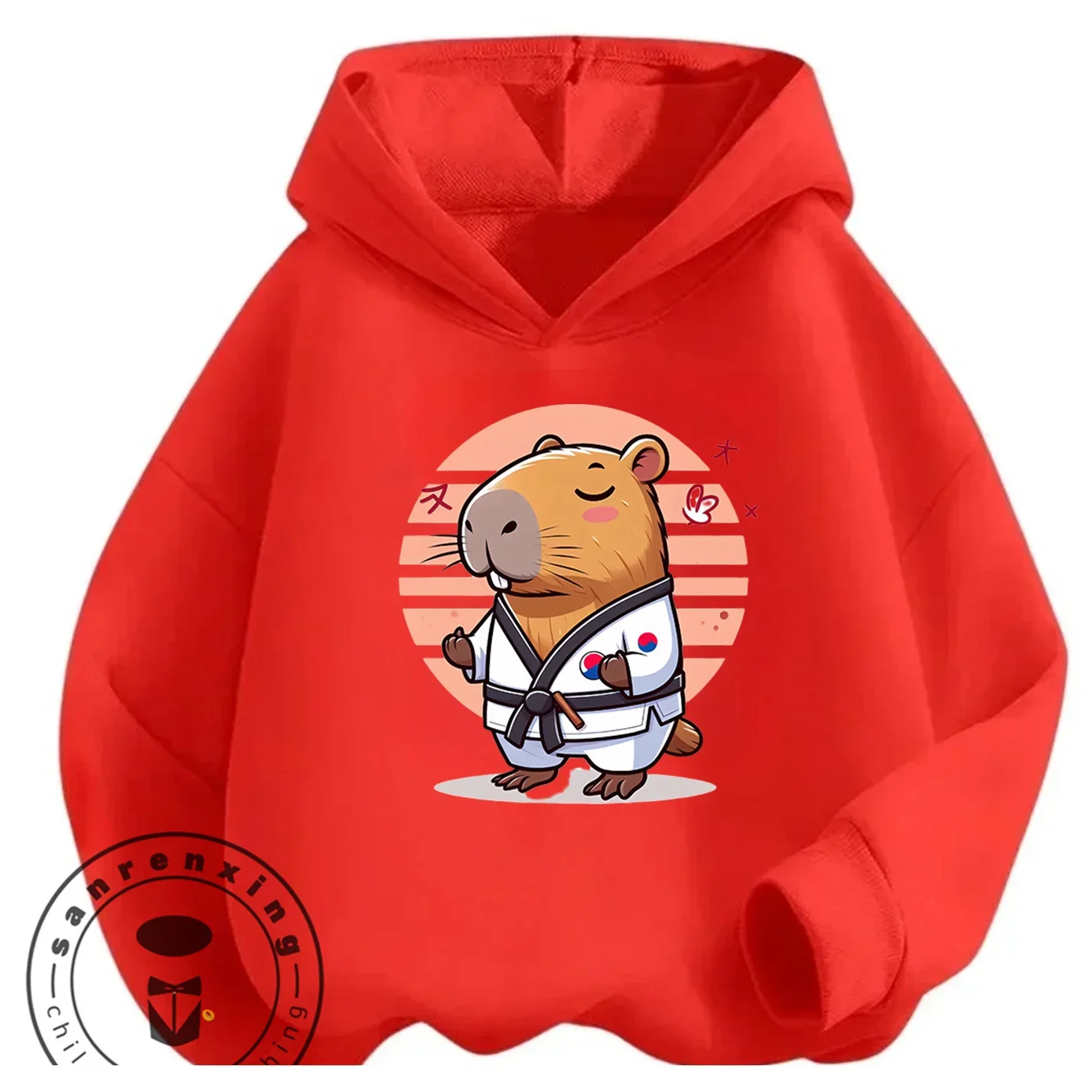 3-14Y Kids Hooded Sweatshirt Capybara Autumn Winter Cute Kawaii Cartoon Street Hot Fashion Outdoor Casual Warm Stylish
3-14Y Kids Hooded Sweatshirt Capybara Autumn Winter Cute Kawaii Cartoon Street Hot Fashion Outdoor Casual Warm Stylish