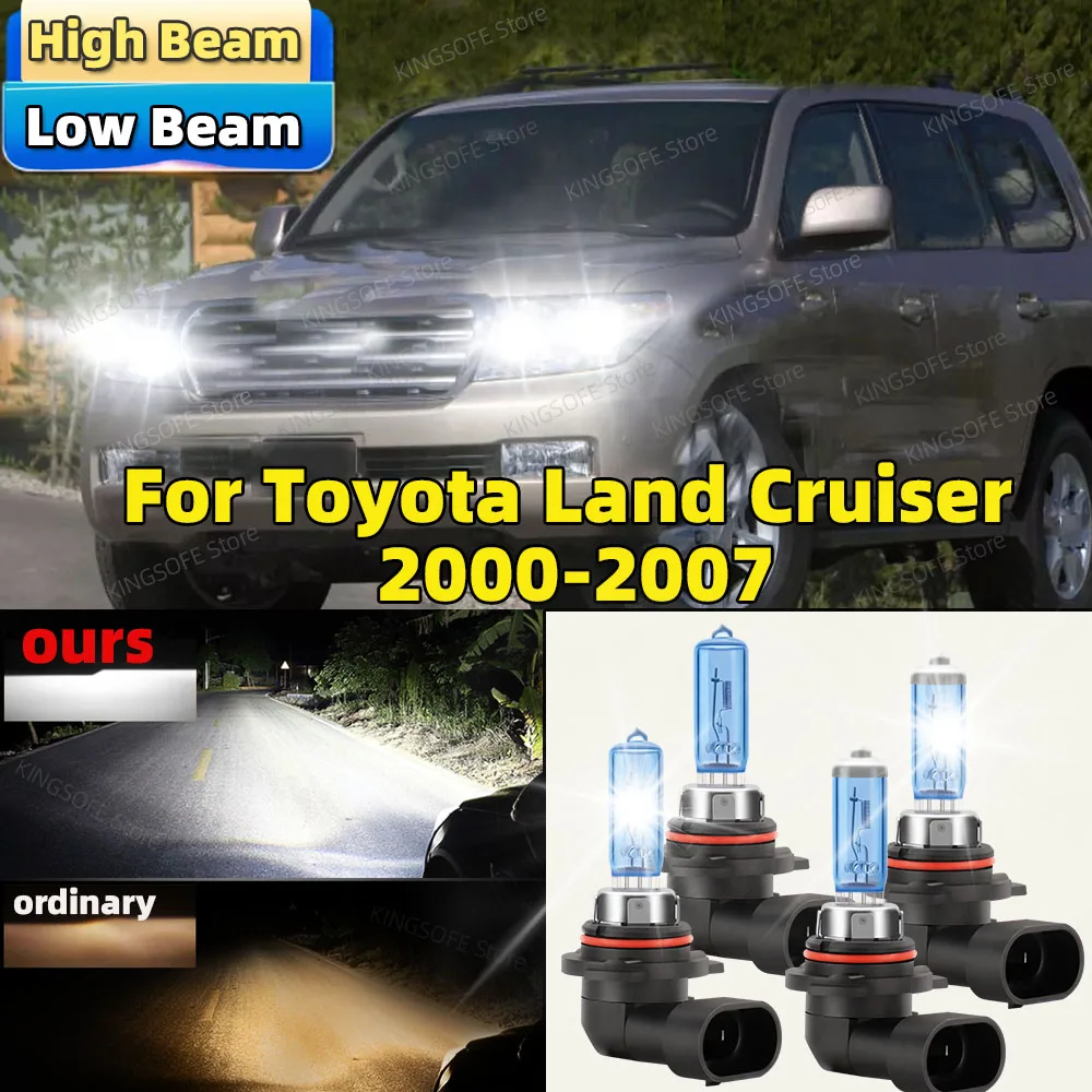 4 шт. галогенных ламп 100 Вт 12 В, сверхъяркие автомобильные фары для Toyota Land Cruiser 2000-2007 2001 2002 2003 2004
4 шт. галогенных ламп 100 Вт 12 В, сверхъяркие автомобильные фары для Toyota Land Cruiser 2000-2007 2001 2002 2003 2004