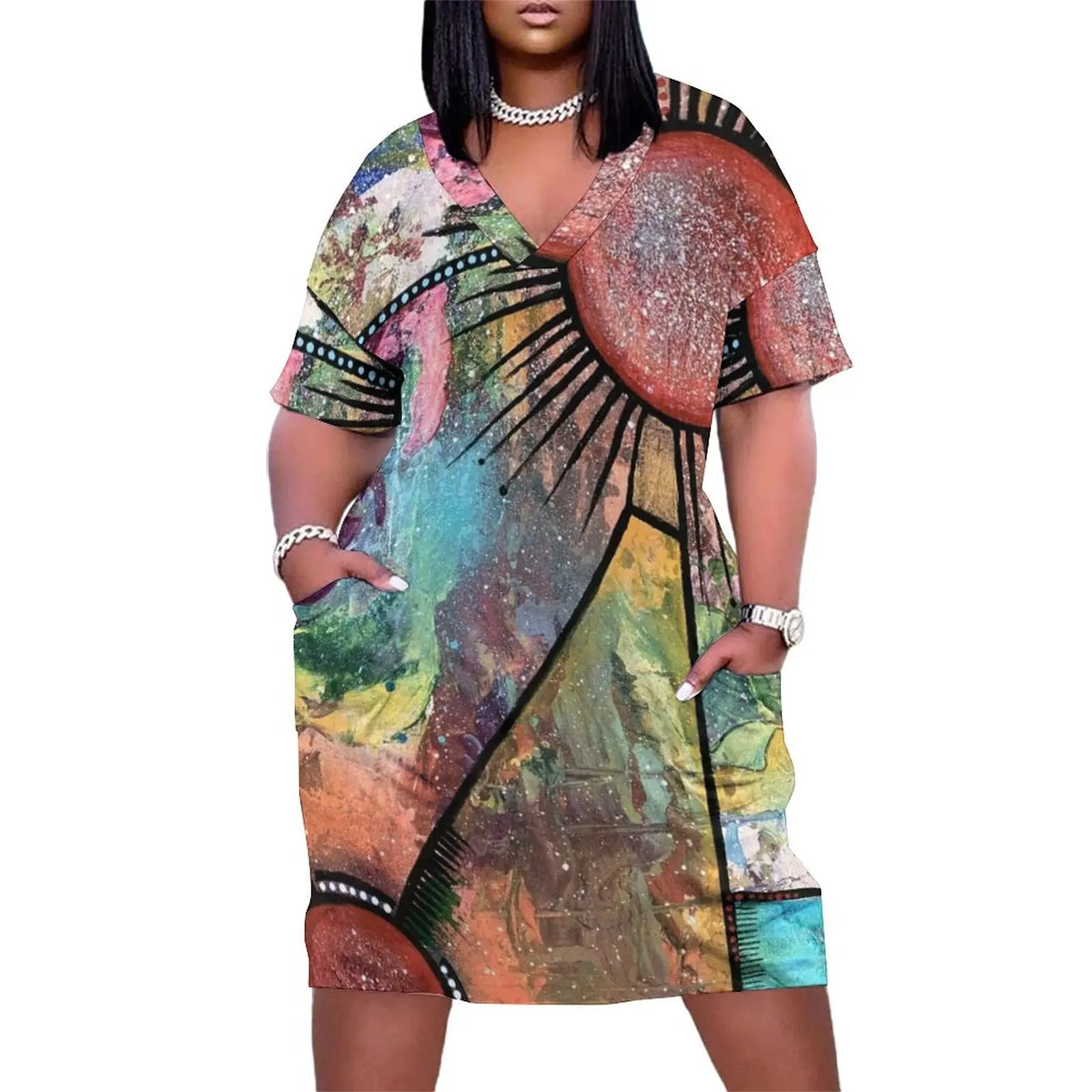 Universal Spare Parts Loose Pocket Dress loose summer dress Women dresses summer party dresses woman
Universal Spare Parts Loose Pocket Dress loose summer dress Women dresses summer party dresses woman