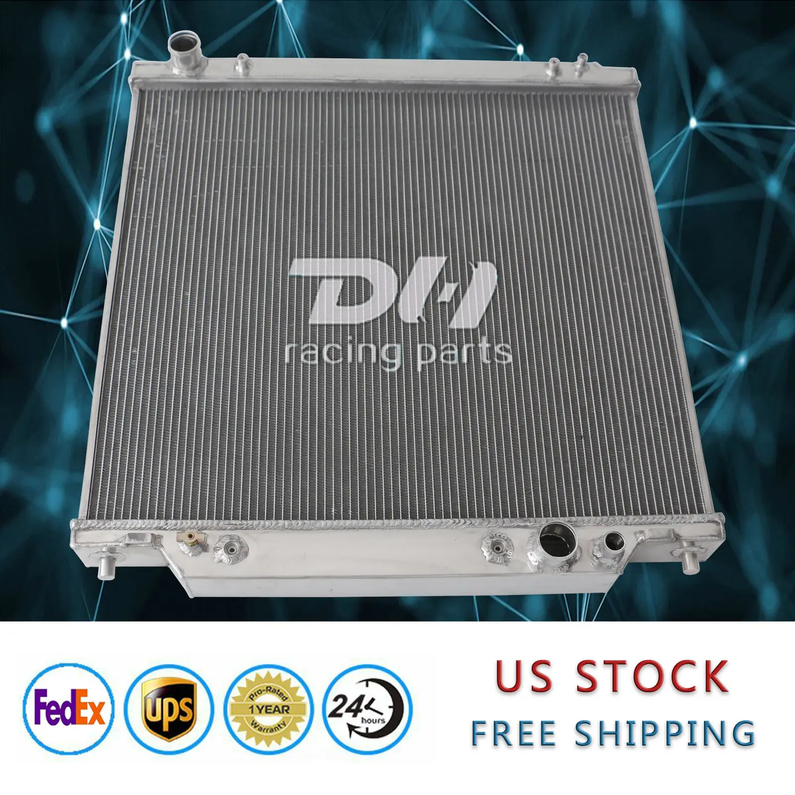 DH Fit Ford F250 F350 F450 F550 6.8/7.3L AT/MT 1999-2005 Tool 4Rows Aluminum Radiator
DH Fit Ford F250 F350 F450 F550 6.8/7.3L AT/MT 1999-2005 Tool 4Rows Aluminum Radiator