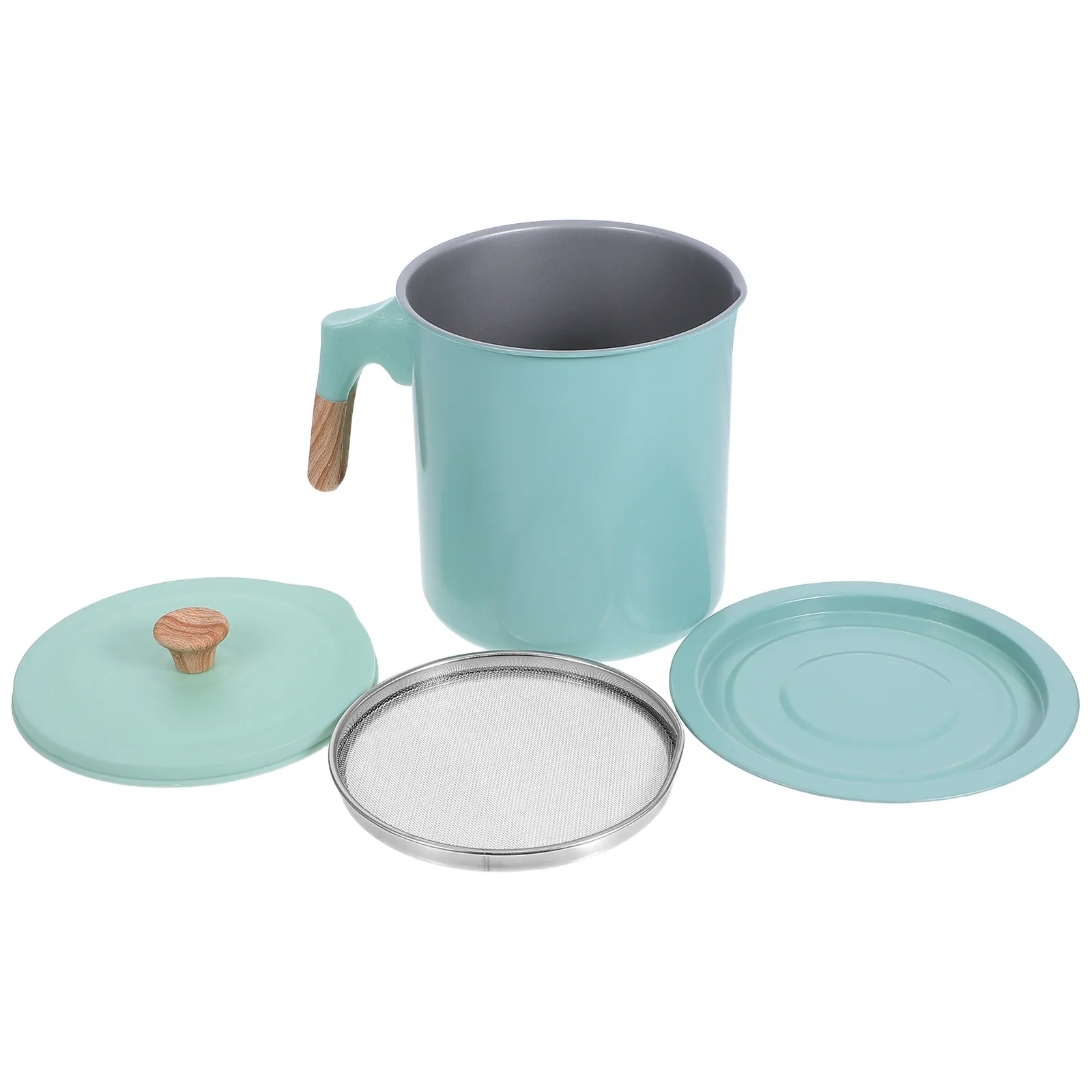 1.4L Stainless Steel Kitchen Grease Container with Built-in Fine Mesh Strainer Secure Lid Ergonomic Handle Japanese Design Oil
1.4L Stainless Steel Kitchen Grease Container with Built-in Fine Mesh Strainer Secure Lid Ergonomic Handle Japanese Design Oil