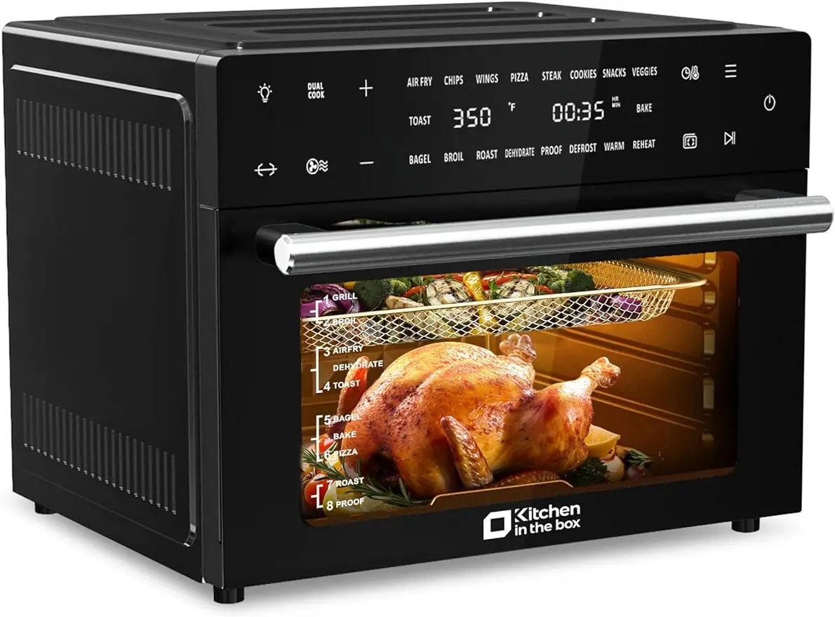 32 QT Digital Toaster Oven Air Fryer Combo, Convection Oven Countertop, 19-in-1 Smart Airfryer, Pizza Oven wi
32 QT Digital Toaster Oven Air Fryer Combo, Convection Oven Countertop, 19-in-1 Smart Airfryer, Pizza Oven wi