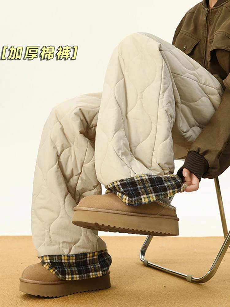 Thiened Fce Men's Cotton Pants Winter Outerwear Youth Harbin Warm Trousers Straight Leg Long Pants Casual Sle
Thiened Fce Men's Cotton Pants Winter Outerwear Youth Harbin Warm Trousers Straight Leg Long Pants Casual Sle