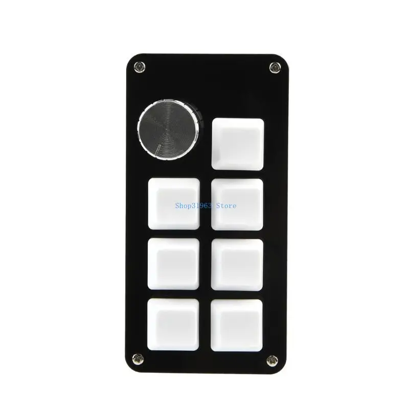 L4MA 7 Keys Keyboard Macropad with 1 Knob Programming Keypad for Gaming Video Editing and Programmable Efficiency Keypad
L4MA 7 Keys Keyboard Macropad with 1 Knob Programming Keypad for Gaming Video Editing and Programmable Efficiency Keypad