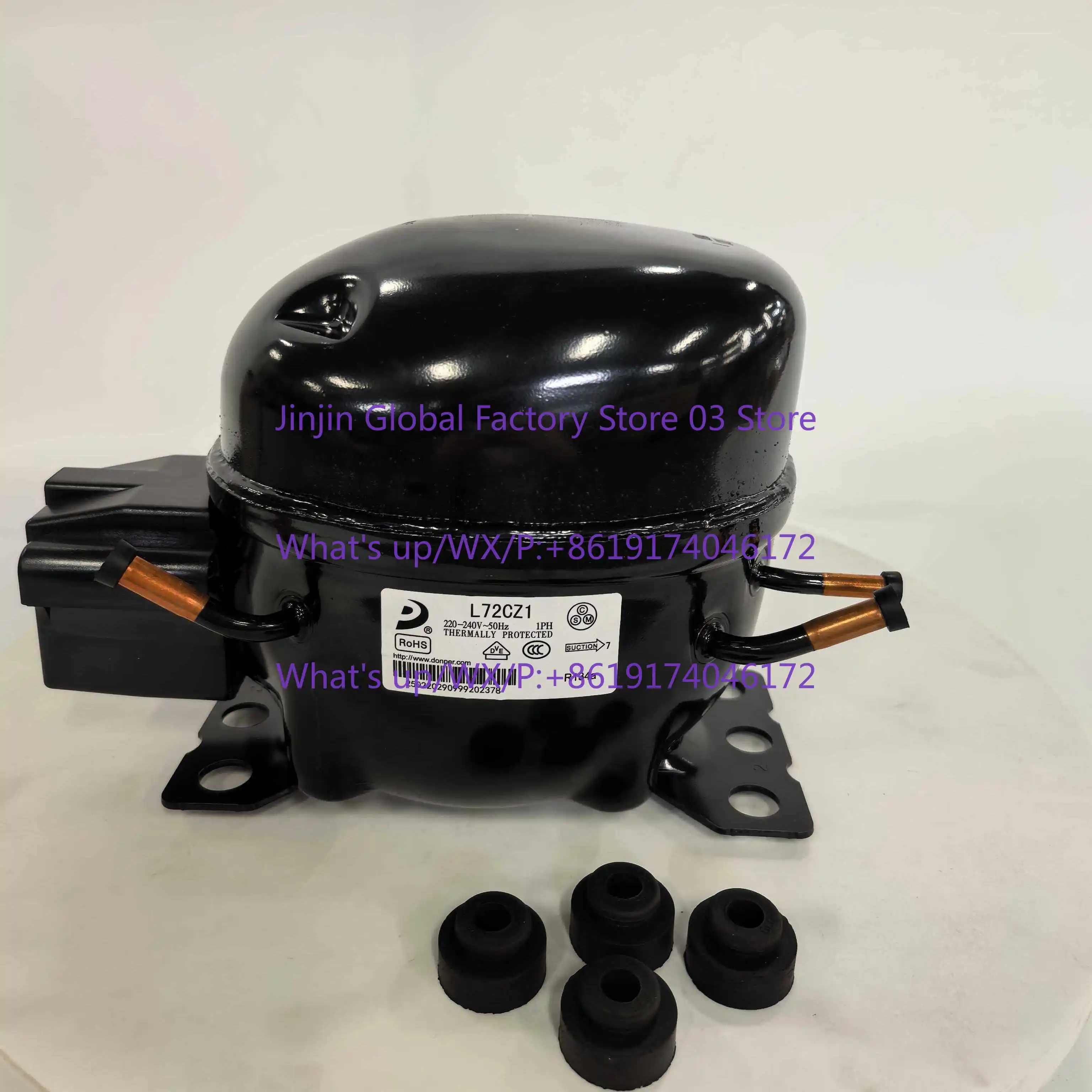 Refrigerator compressor R134a display cold cabinet refrigeration refrigerator compressor S50 L58 K375CZ1
Refrigerator compressor R134a display cold cabinet refrigeration refrigerator compressor S50 L58 K375CZ1