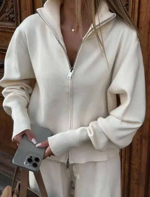 Women's Jacket 2026 Spring Autumn New Solid Color Stand Collar Long Sleeved Loose Fit Versatile Casual Zipper Jacket Coat
Women's Jacket 2026 Spring Autumn New Solid Color Stand Collar Long Sleeved Loose Fit Versatile Casual Zipper Jacket Coat