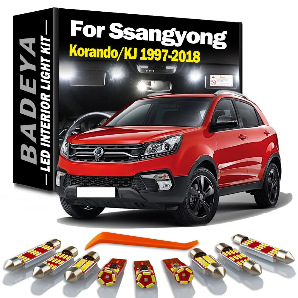 Встросветильник световой набор BADEYA для автомобильной лампы Ssangyong Korando KJ 1997-2016 2017 2018, Автомобильные светодиодные лампы без ошибок
Встросветильник световой набор BADEYA для автомобильной лампы Ssangyong Korando KJ 1997-2016 2017 2018, Автомобильные светодиодные лампы без ошибок