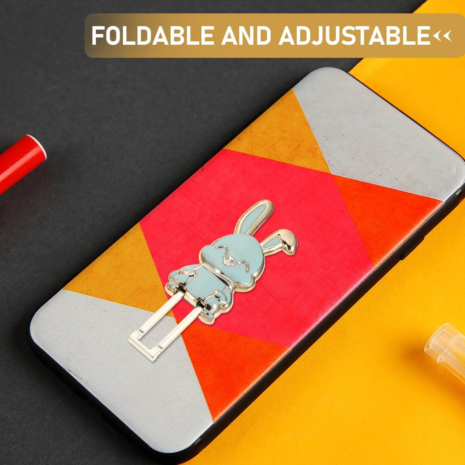 7Pcs Rabbit Shape Phone Holder Foldable Desktop Phone Stand Adjustable Universal Mobile Tablet Support Cartoon Design
7Pcs Rabbit Shape Phone Holder Foldable Desktop Phone Stand Adjustable Universal Mobile Tablet Support Cartoon Design