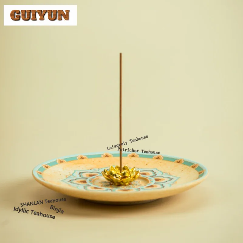 Dunhuang Incense Holder Zen Garden Incense Burners Mosquito Incense Holder Consecrate Censer Indoor Accessories Decoration Craft
Dunhuang Incense Holder Zen Garden Incense Burners Mosquito Incense Holder Consecrate Censer Indoor Accessories Decoration Craft