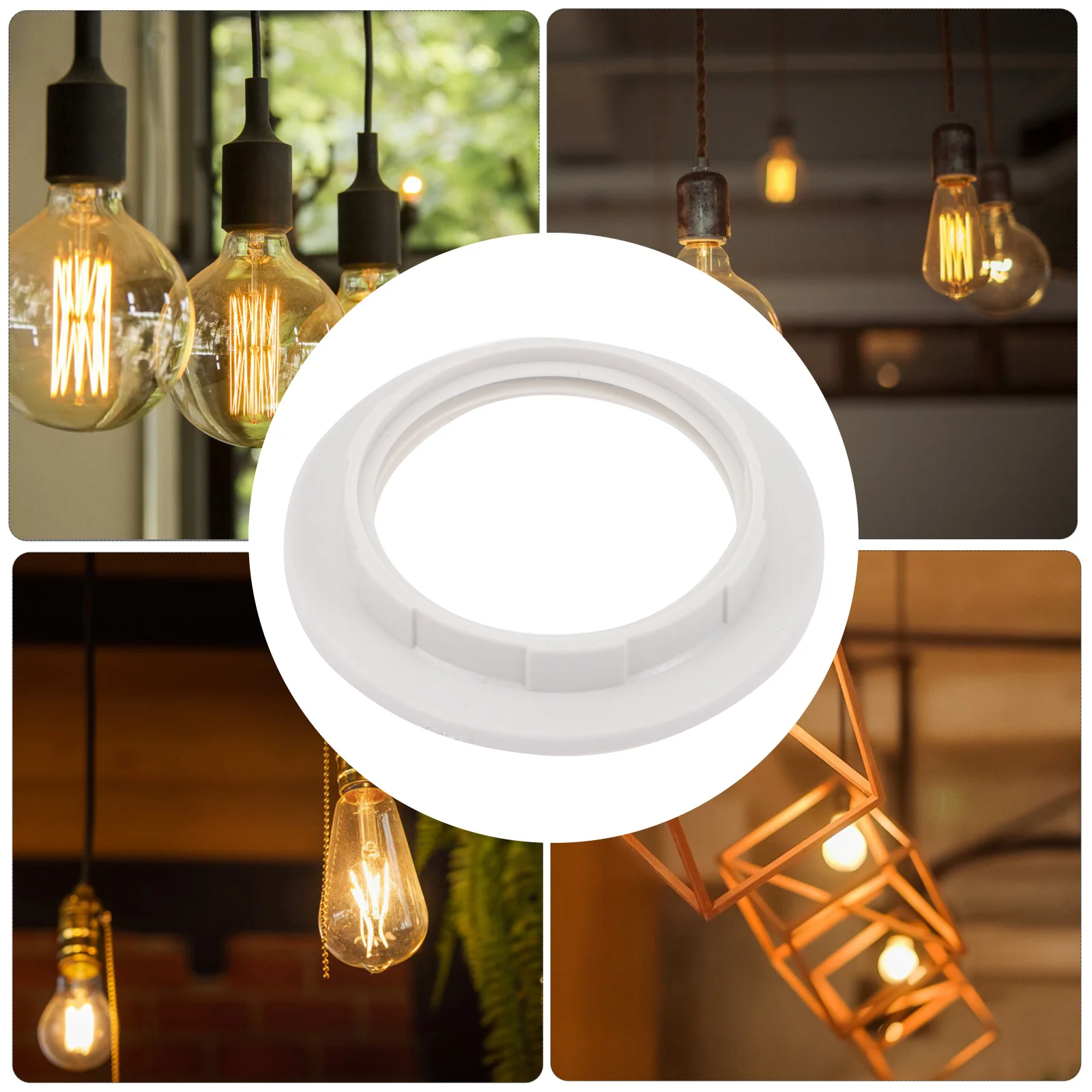 40pcs Lamp Holder Ring Plastic Ch Light Socket Pendant Replaceable Durable Household Lighting Accessories Lamp Shade
40pcs Lamp Holder Ring Plastic Ch Light Socket Pendant Replaceable Durable Household Lighting Accessories Lamp Shade