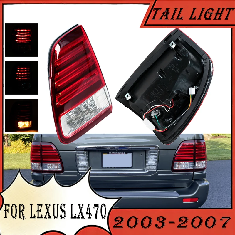 Задний бамперный фонарь для Lexus LX470 2003-2007: стоп-сигнал, габаритный огонь, указатель поворота
Задний бамперный фонарь для Lexus LX470 2003-2007: стоп-сигнал, габаритный огонь, указатель поворота