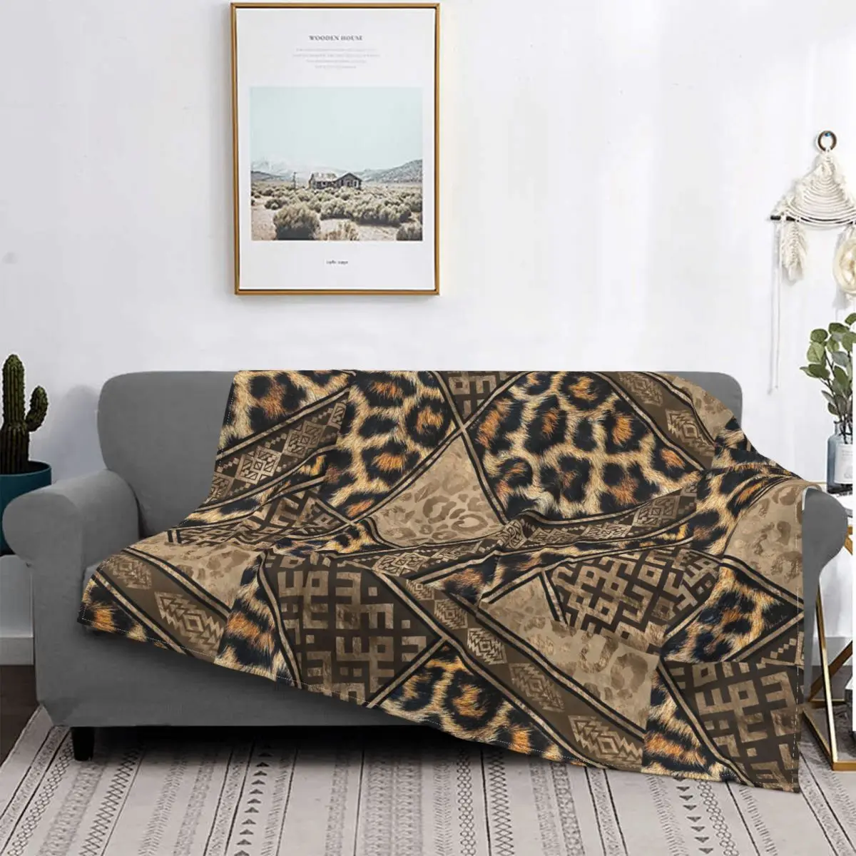 Leopard Fur With Ethnic Ornaments Blanket Flannel Brown Animal Leopard Pattern Super Soft Throw Blanket for Bed Bedroom Quilt
Leopard Fur With Ethnic Ornaments Blanket Flannel Brown Animal Leopard Pattern Super Soft Throw Blanket for Bed Bedroom Quilt