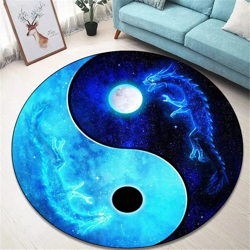 Alfombra redonda de dragon Yin Yang para niños, alfombra nórdica moderna para sala de estar y dormitorio, alfombra antideslizant
Alfombra redonda de dragon Yin Yang para niños, alfombra nórdica moderna para sala de estar y dormitorio, alfombra antideslizant