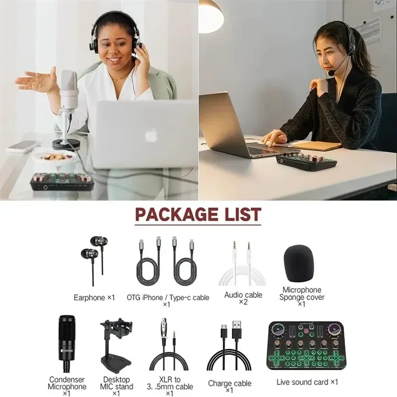 Noise Reduction Console USB Record For Singing Audio Interface Mixer DJ Digital Effect High Quality Live Sound Card
Noise Reduction Console USB Record For Singing Audio Interface Mixer DJ Digital Effect High Quality Live Sound Card