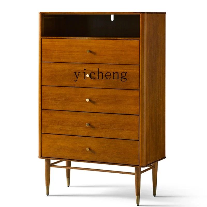 Tqh Vintage Solid Wood Chest of Drawers Bedroom Storage Cabinet Living Room Mid-Ancient Log Locker
Tqh Vintage Solid Wood Chest of Drawers Bedroom Storage Cabinet Living Room Mid-Ancient Log Locker