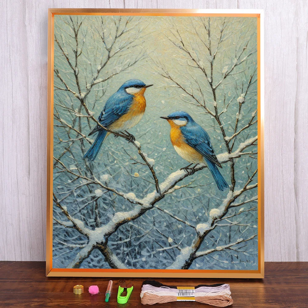 Bird In Snow Pre-Printed Cross-Stitch Patterns Embroidery Knitting Handiwork Handicraft Needlework Room Decor Wholesale Design
Bird In Snow Pre-Printed Cross-Stitch Patterns Embroidery Knitting Handiwork Handicraft Needlework Room Decor Wholesale Design