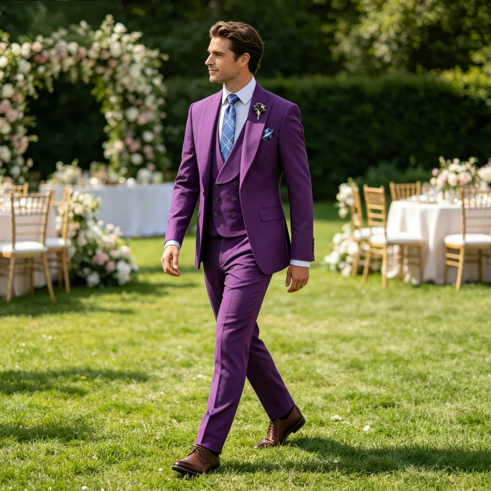 High-End Slim Fit 3 Pcs Set Formal Wedding Suits for Men Casual Business Groom Tuxedos with Jacket Vest Pants for Party Prom
High-End Slim Fit 3 Pcs Set Formal Wedding Suits for Men Casual Business Groom Tuxedos with Jacket Vest Pants for Party Prom
