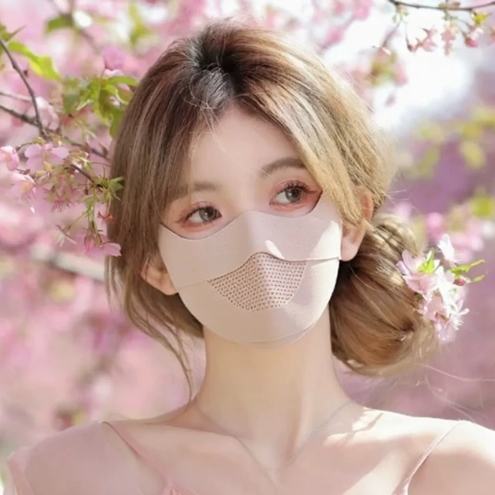 Sun Protection UV Face Mask Solid Color Breathable Cycling Face Cover Dustproof UV Protection Ice Silk Sunscreen Mask Sports
Sun Protection UV Face Mask Solid Color Breathable Cycling Face Cover Dustproof UV Protection Ice Silk Sunscreen Mask Sports