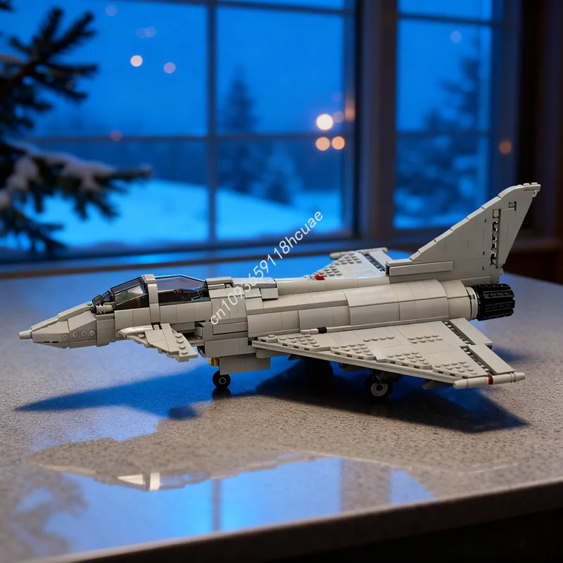 1108 шт. MOC Eurofighter Typhoon 1 масштабная модель Creator, строительные блоки, строительные блоки, идея «сделай сам», игрушки, образовательные рождественские подарки, кирпич
1108 шт. MOC Eurofighter Typhoon 1 масштабная модель Creator, строительные блоки, строительные блоки, идея «сделай сам», игрушки, образовательные рождественские подарки, кирпич