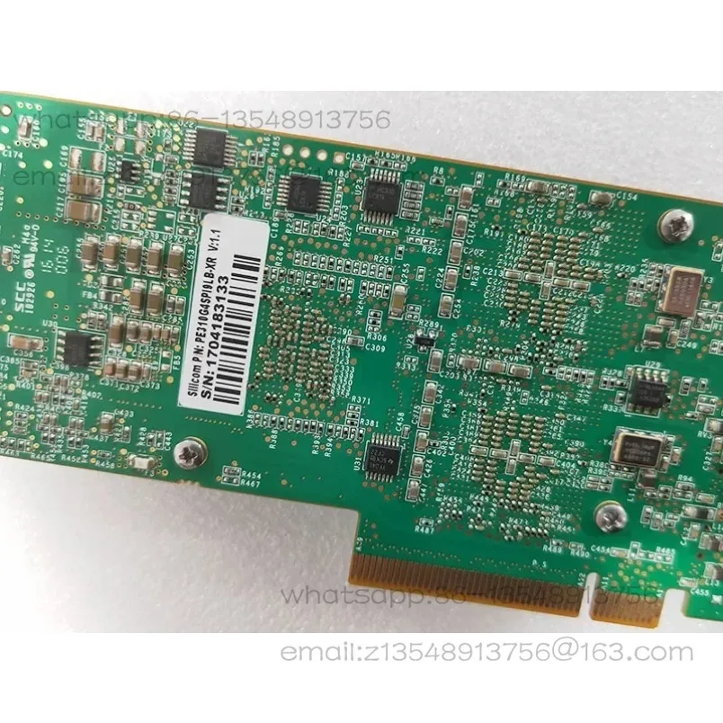 X520-DA4 PE310G4SPI9L 82599ES четырехпортовая сетевая карта с оптическими портами 10 Gigabit, полноразмерная, с фиксатором высоты
X520-DA4 PE310G4SPI9L 82599ES четырехпортовая сетевая карта с оптическими портами 10 Gigabit, полноразмерная, с фиксатором высоты