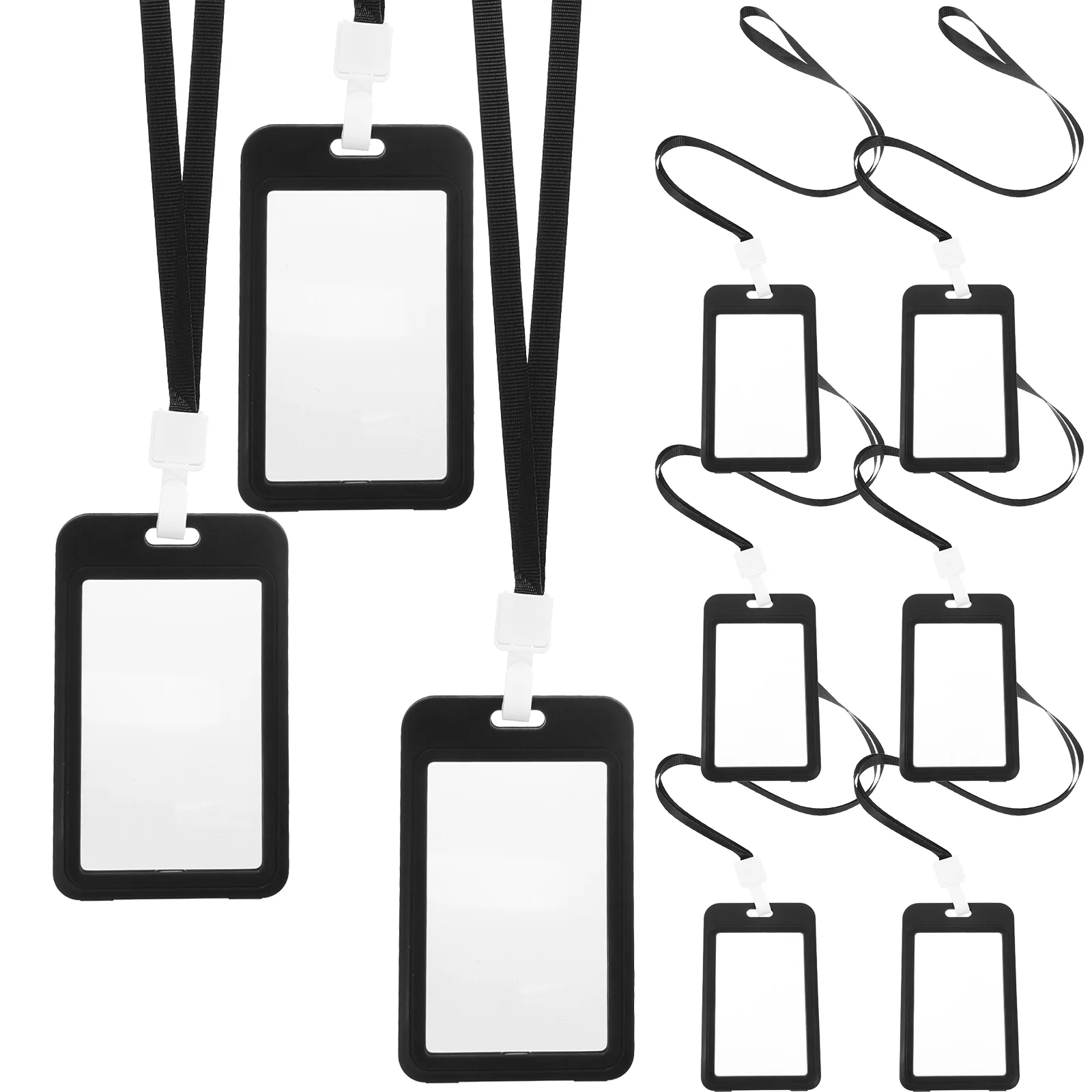 10 Pcs Card Cover Transparent Work Holder Student Lanyard Abs Clear Badge Sleeve
10 Pcs Card Cover Transparent Work Holder Student Lanyard Abs Clear Badge Sleeve
