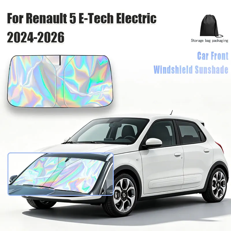 For Renault 5 E-Tech Electric 2024-2026 Car Windshield Sunshade Cover Front Window Sun Shade Visor Auto Interior UV Protection
For Renault 5 E-Tech Electric 2024-2026 Car Windshield Sunshade Cover Front Window Sun Shade Visor Auto Interior UV Protection