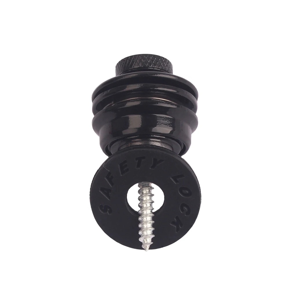 Alloy Mushroom Head Guitar Strap Buttons Heavy Duty Safety Locks For Electric Bass Guitar Parts Black Long Life Easy Install
Alloy Mushroom Head Guitar Strap Buttons Heavy Duty Safety Locks For Electric Bass Guitar Parts Black Long Life Easy Install