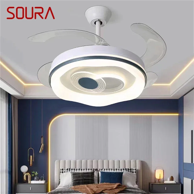 SOURA Modern Stealth Fan Light LED Living room Restaurant Bedroom Children's room Ceiling Fan Light Remote Electric Fan Light
SOURA Modern Stealth Fan Light LED Living room Restaurant Bedroom Children's room Ceiling Fan Light Remote Electric Fan Light