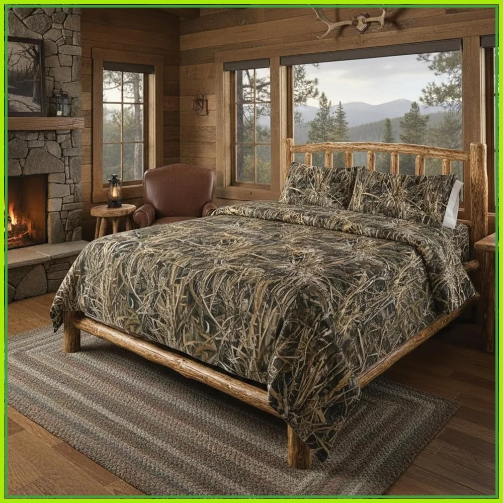 Realtree MAX-7 Camo 5-Piece Queen Bedding Set, Comforter & Sheets, All Seasons
Realtree MAX-7 Camo 5-Piece Queen Bedding Set, Comforter & Sheets, All Seasons