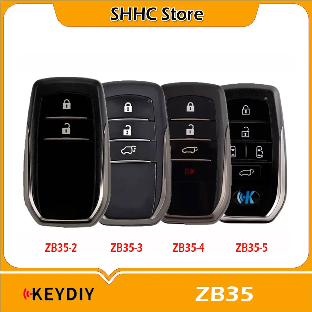 KEYDIY KD ZB35 Universal Smart Remote Key ZB35-2 ZB35-3 ZB35-4 ZB35-5 for Toyota Type Smart Key for KD-X2 / KD-MAX KEY Tool
KEYDIY KD ZB35 Universal Smart Remote Key ZB35-2 ZB35-3 ZB35-4 ZB35-5 for Toyota Type Smart Key for KD-X2 / KD-MAX KEY Tool