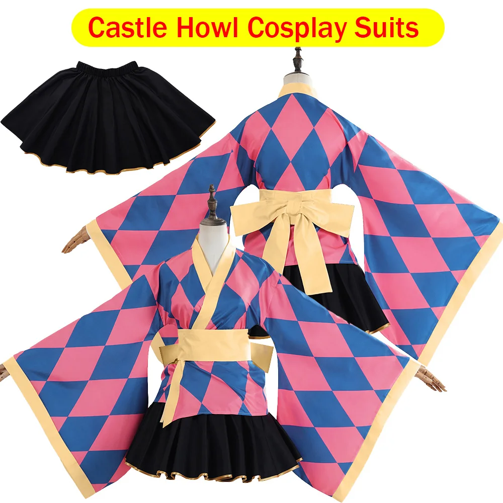 Castle Moving Cartoon Howl Cosplay Costume Kimono Skirt Belt Lolita Dress Adult Outfits Halloween Carnival Party Fantasia Suit
Castle Moving Cartoon Howl Cosplay Costume Kimono Skirt Belt Lolita Dress Adult Outfits Halloween Carnival Party Fantasia Suit