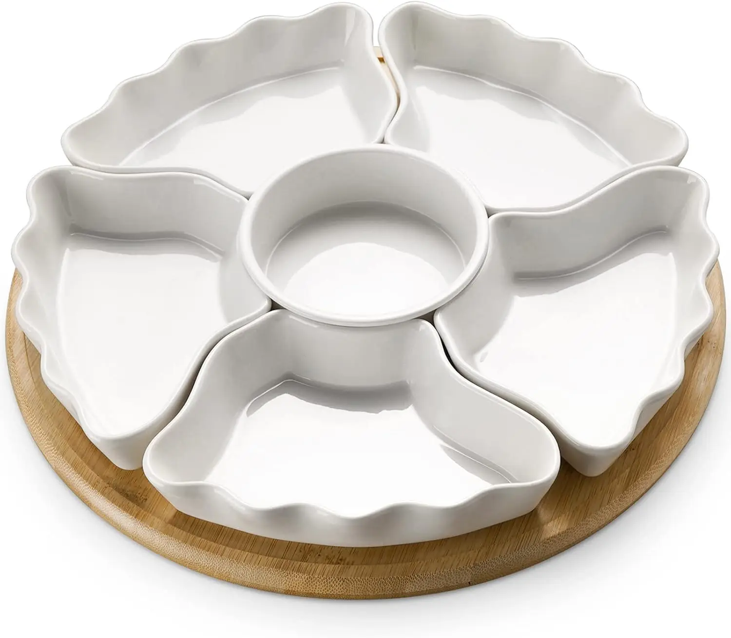 360° Rotatable Serving Tray and Platters, 12 Inch Divided Serving Bowls for Party, Kitchen Decor,
360° Rotatable Serving Tray and Platters, 12 Inch Divided Serving Bowls for Party, Kitchen Decor,