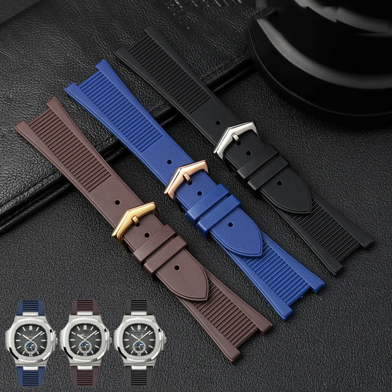 High Quality Silicone Watch Strap for Patek Philippe 5711 5712G Watchband Special Interface Bracelet Accessories 25mm*13mm Men
High Quality Silicone Watch Strap for Patek Philippe 5711 5712G Watchband Special Interface Bracelet Accessories 25mm*13mm Men