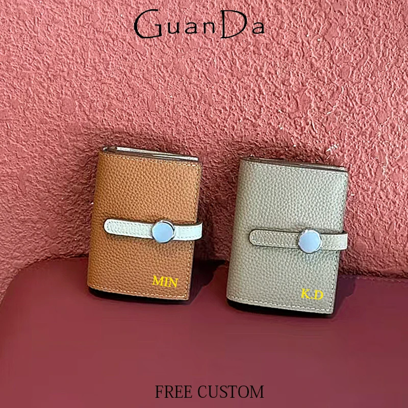 Роскошный женский кошелек с гравировкой инициалами, индивидуальное имя, модный женский кошелек для монет, мини-повседневный кошелек из натуральной кожи, сумки для карт, подарок
Роскошный женский кошелек с гравировкой инициалами, индивидуальное имя, модный женский кошелек для монет, мини-повседневный кошелек из натуральной кожи, сумки для карт, подарок