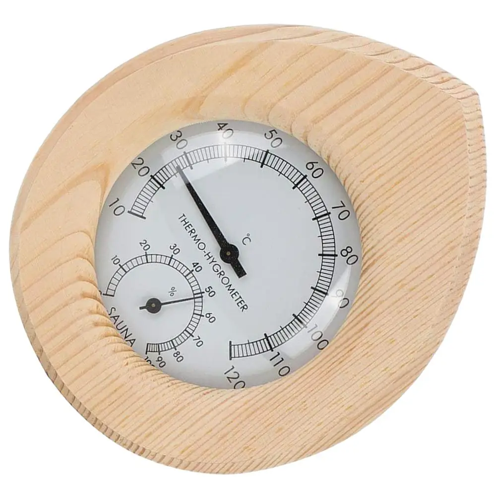 Sauna Room Thermometer Hygrometer Premium Wood Copper ABS Easy Use High Precision Temperature Humidity Measurer Indoor Sauna
Sauna Room Thermometer Hygrometer Premium Wood Copper ABS Easy Use High Precision Temperature Humidity Measurer Indoor Sauna