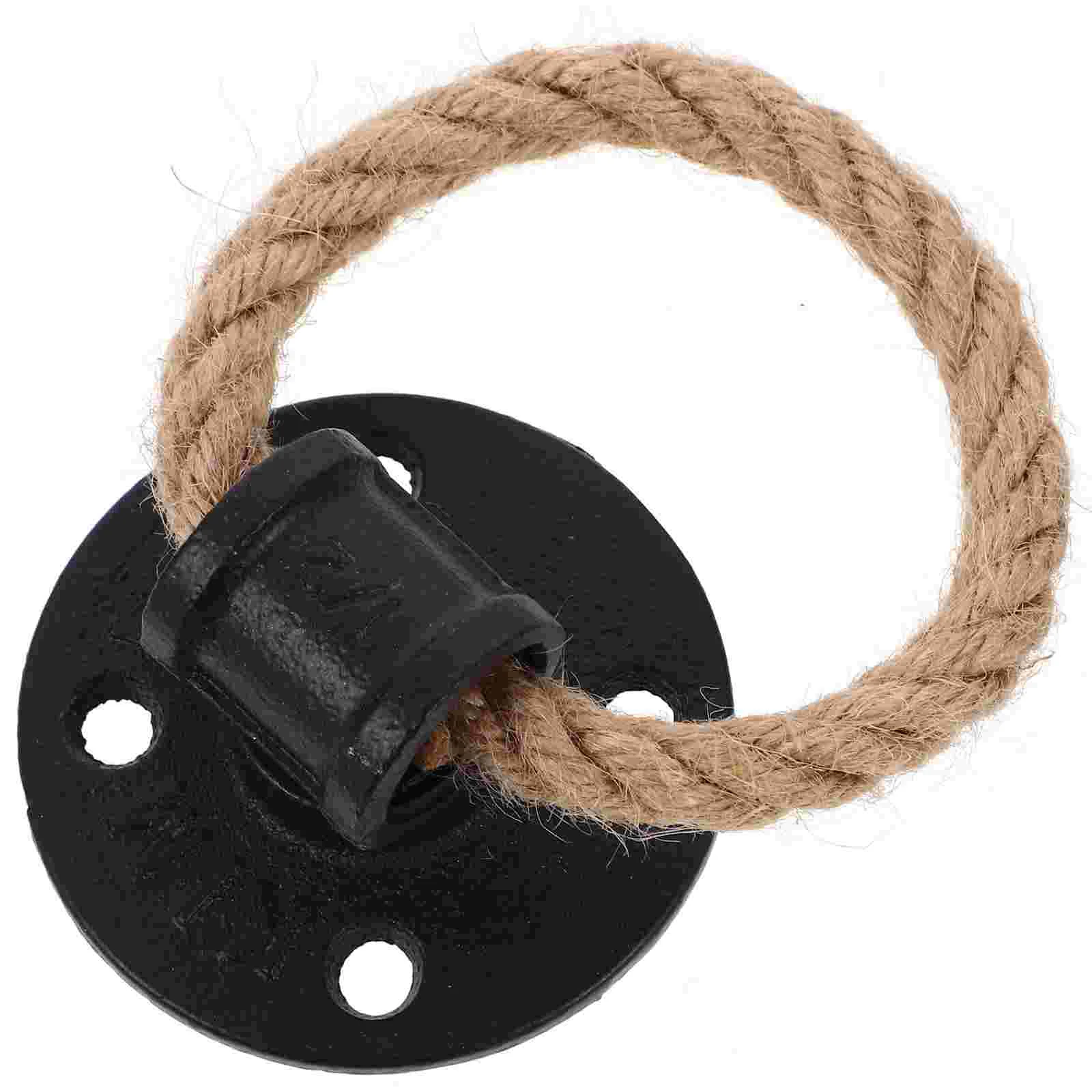 Rope Pull Ring Drawer Pulls Barn Door Handles Decoration Retro for Iron Knobs Vintage Work Clothes Hangers
Rope Pull Ring Drawer Pulls Barn Door Handles Decoration Retro for Iron Knobs Vintage Work Clothes Hangers