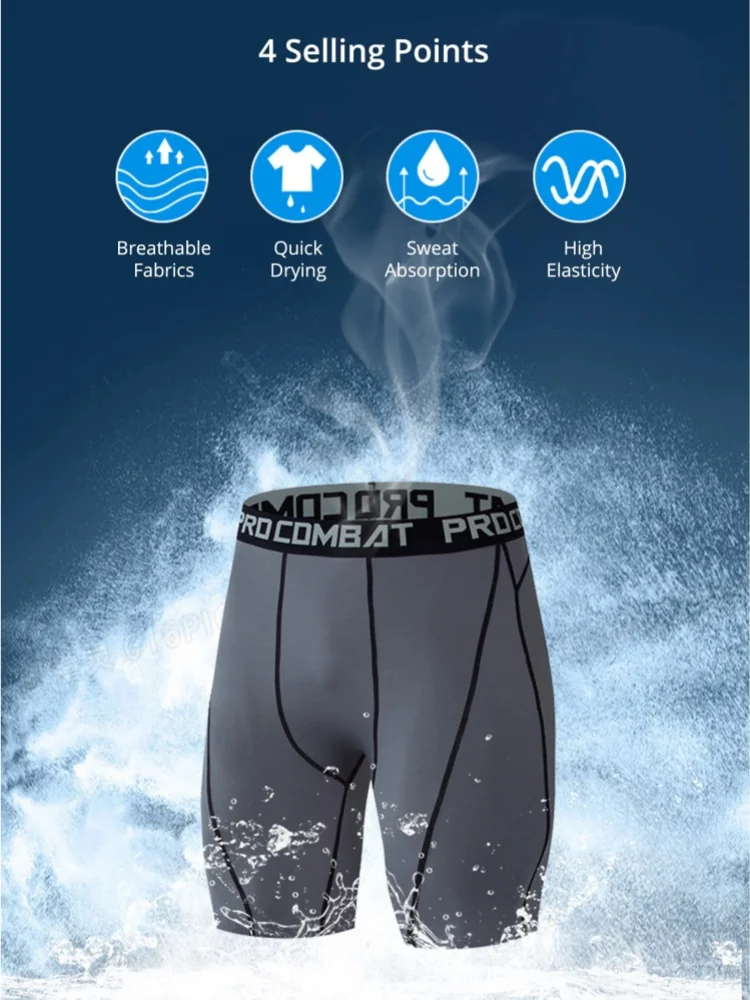 Мужские шорты для бодибилдинга, фитнеса и тренировок, компрессионные леггинсы с утягивающим эффектом, эластичные, облегающие, для мужчин
Мужские шорты для бодибилдинга, фитнеса и тренировок, компрессионные леггинсы с утягивающим эффектом, эластичные, облегающие, для мужчин