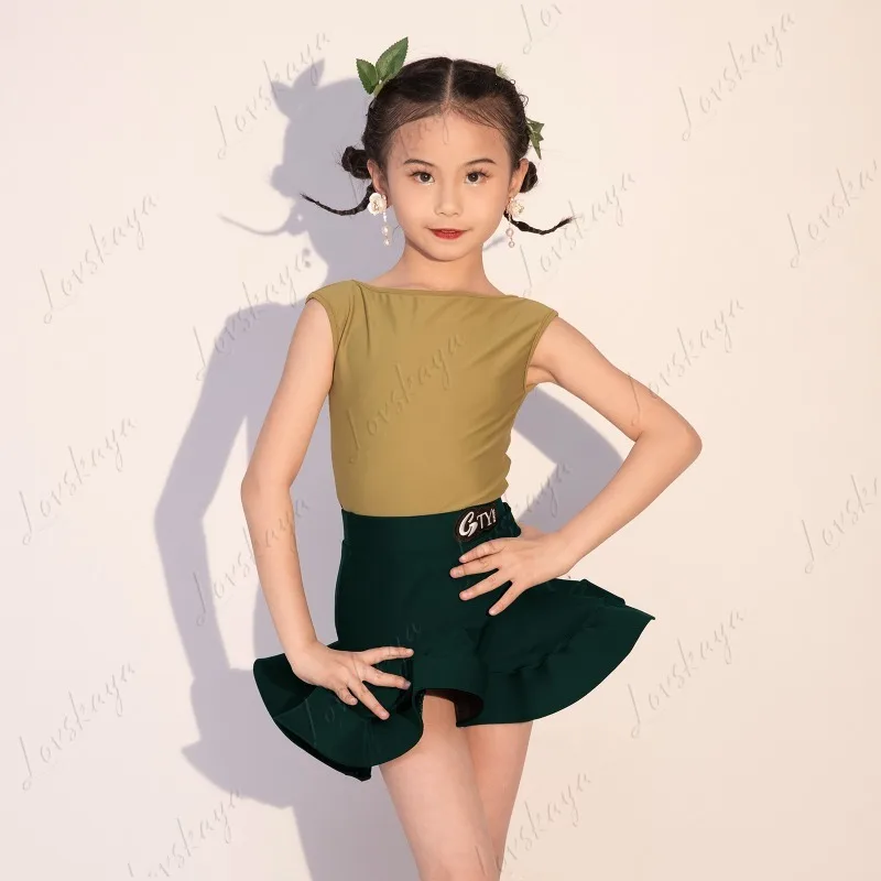 Костюмы для латинских танцев, элитные новые летние тренировочные костюмы для девочек, детские танцевальные костюмы
Костюмы для латинских танцев, элитные новые летние тренировочные костюмы для девочек, детские танцевальные костюмы