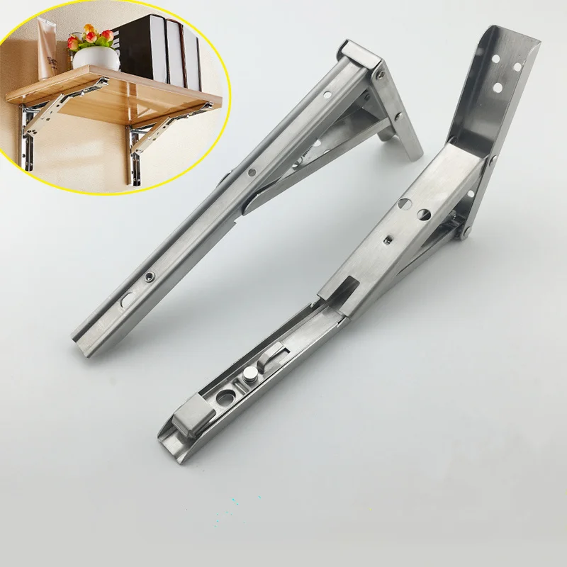 2pcs Folding Shelf Bracket Heavy Duty Stainless Steel Collapsible Shelf Bracket Hardware for Table Work RV Car Saving Space
2pcs Folding Shelf Bracket Heavy Duty Stainless Steel Collapsible Shelf Bracket Hardware for Table Work RV Car Saving Space