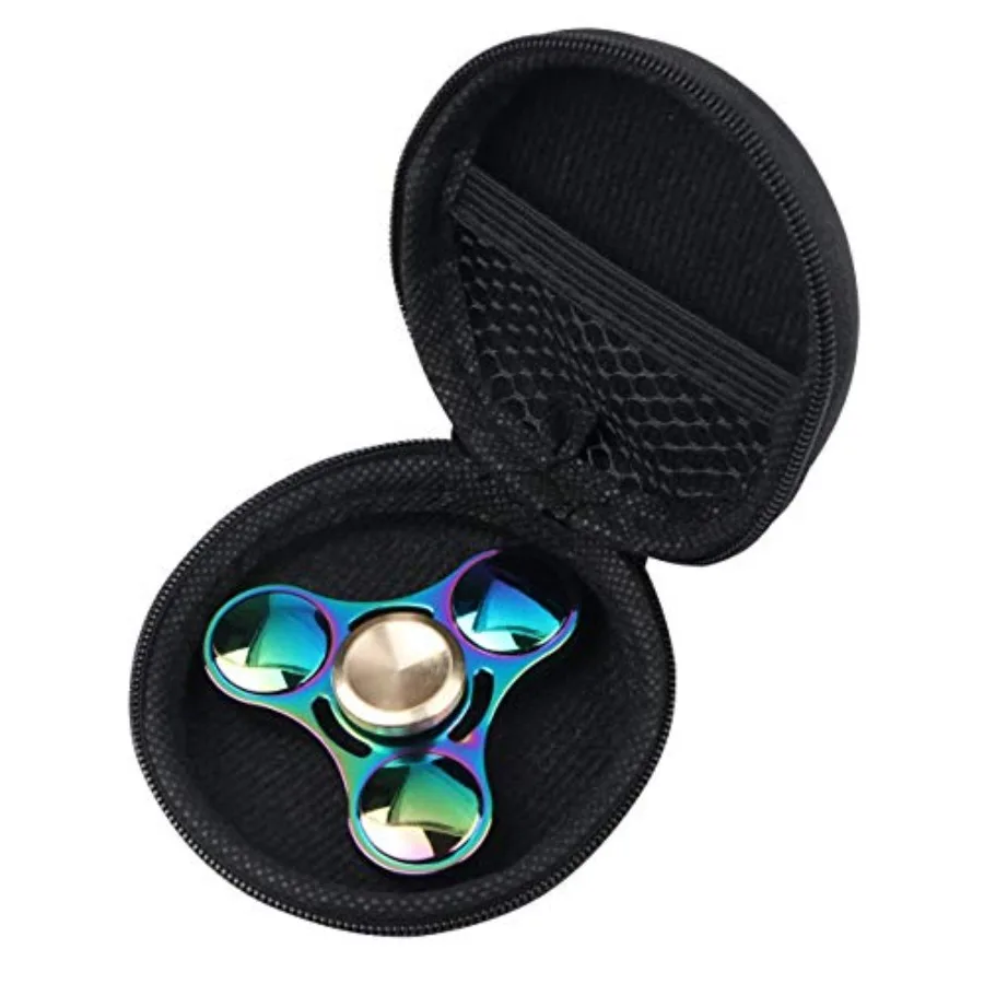 EDC Hand Spinner Metal Fidget ADHD Focus Toy Ultra Durable High Speed Anxiety Relief Toys, Rainbow Color
EDC Hand Spinner Metal Fidget ADHD Focus Toy Ultra Durable High Speed Anxiety Relief Toys, Rainbow Color