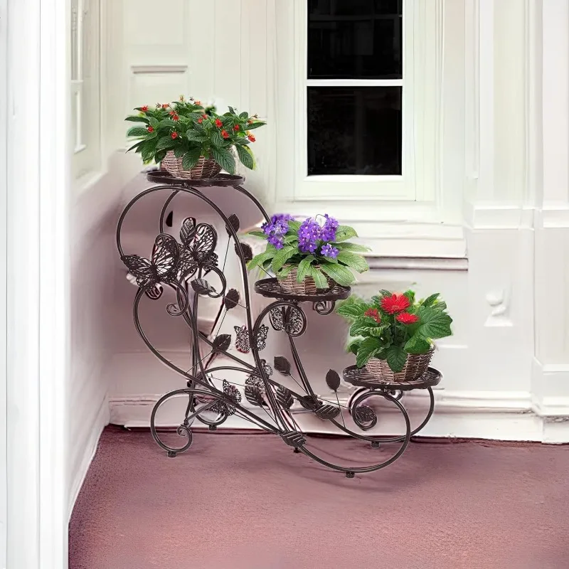 Wrought iron pothos stand, balcony living room, multi-layerstand, European style rack, indoor stand
Wrought iron pothos stand, balcony living room, multi-layerstand, European style rack, indoor stand